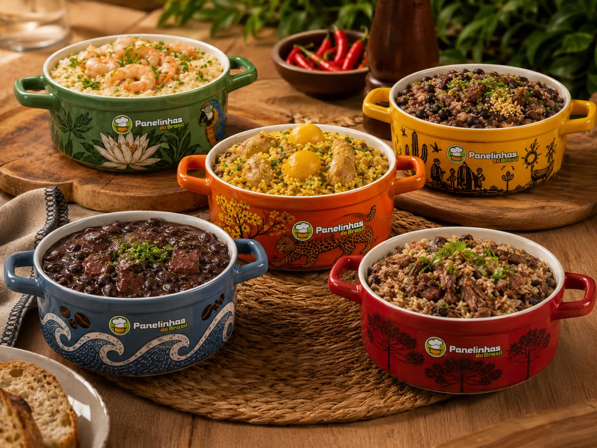 Coleção Sotaques: o sabor do Brasil em 5 panelas